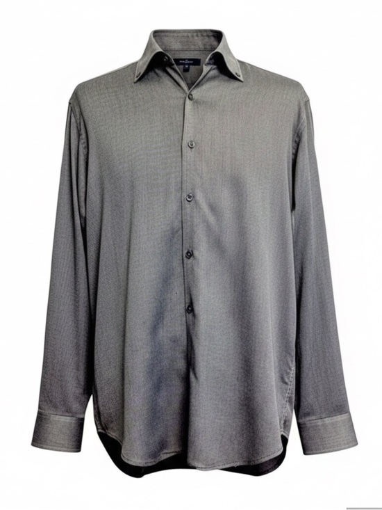 Equilibrio Italia Other - Equilibrio Italia Men’s Button-Down Shirt | Gray Italian Cotton | Made in Italy